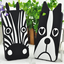 Lovely 3D Dog Zebra Soft Silicon Case for Lenovo S90 Phone Cover Case for Lenovo S90