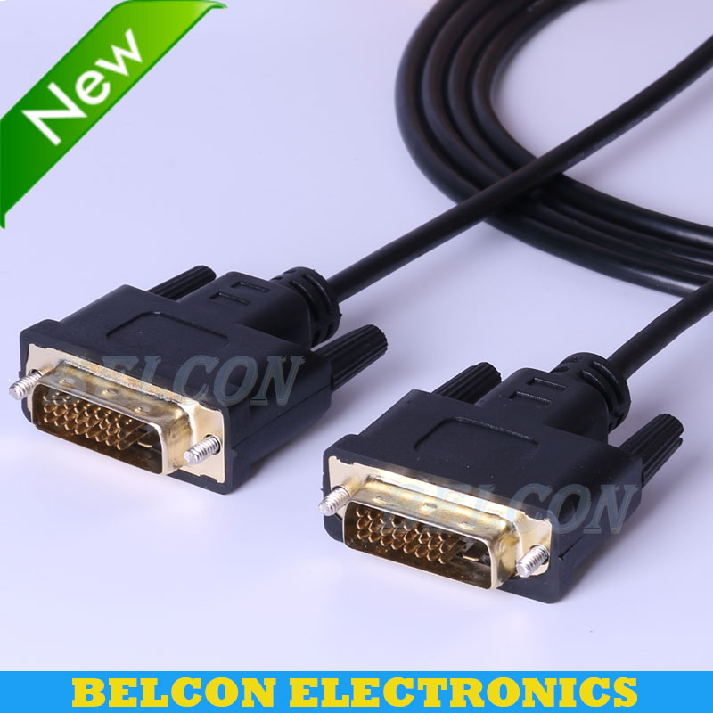 High speed DVI cable male to male DVI to dvi cable 1M,2M,3M Gold Plated