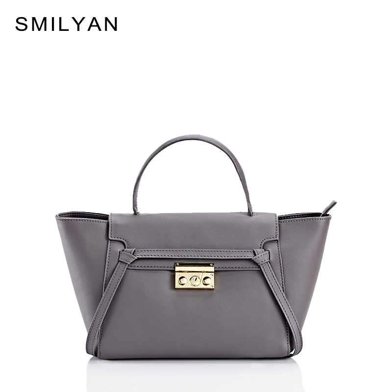 Smilyan belt women genuine leather bag fashion crossbody shoulder bags handbags famous brands catfish designers bolsos