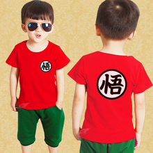 Dragon Ball Son Goku Japanese Anime Cartoon Printed Kids Boys Girls T-Shirt TShirt 2015 Fashion Short Sleeve Cotton T Shirt