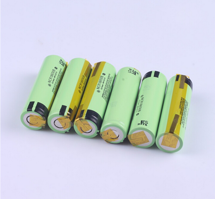 Brand new 3400mah 18650 battery Flat top NCR18650B with tabs