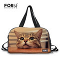 New Arrival 2015 Animal Print Sport Gym Bags For Men Cute 3D Cat