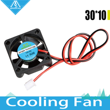 E3D V6 / V5 radiator fan 30*10*10mm/3d printer fan cooling extruder small fan accessories 2-wire 12V 0.08A