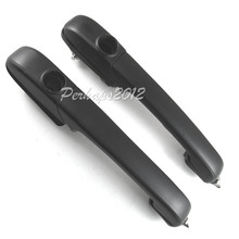 Black Outer Pull Style Door Handle For VW 85-1992 2-Door MK2 Jetta Golf GTI