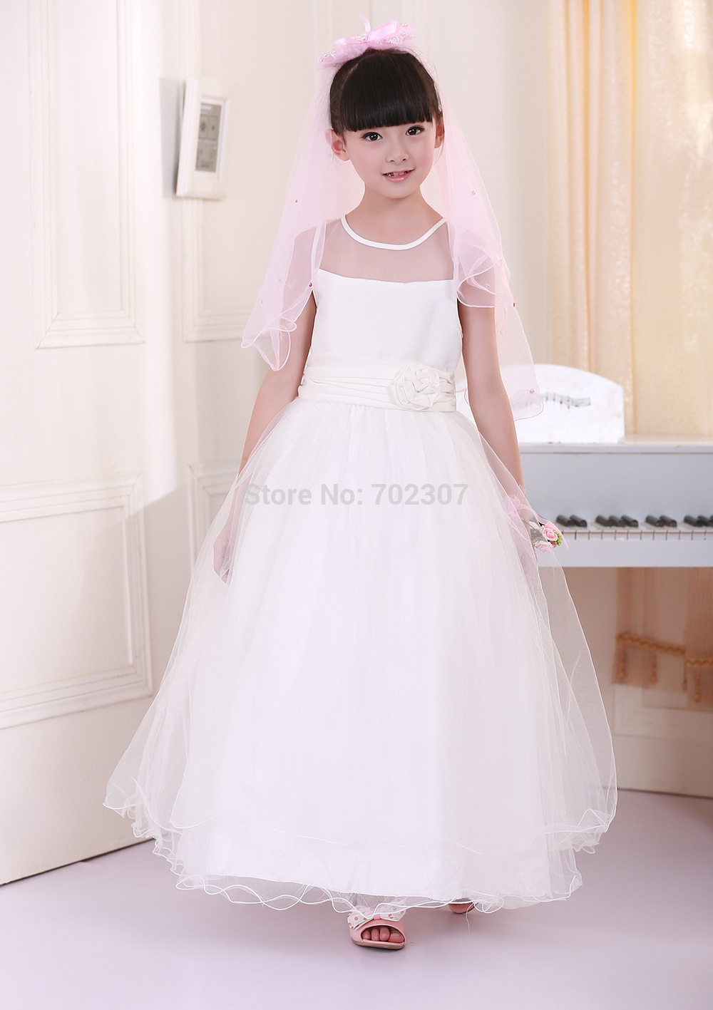 Flower Girl Dress Lace Casual