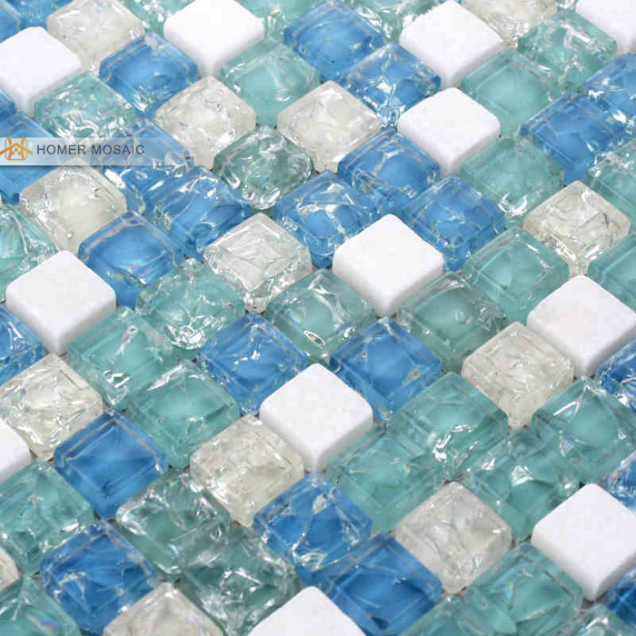 mediterranean blue glass mixed stone tile 12x12 wall mediterranean blue glass mixed stone tile 12x12 wall