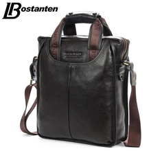 Bostanten Genuine Leather Man Bag Business Crossbody Bags Portable Briefcase Laptop Handbag Casual Purse Sacoche Homme