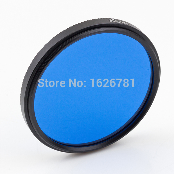 58MM Accessory Complete Full Color Special Filter for Digital Camera Lens Blue