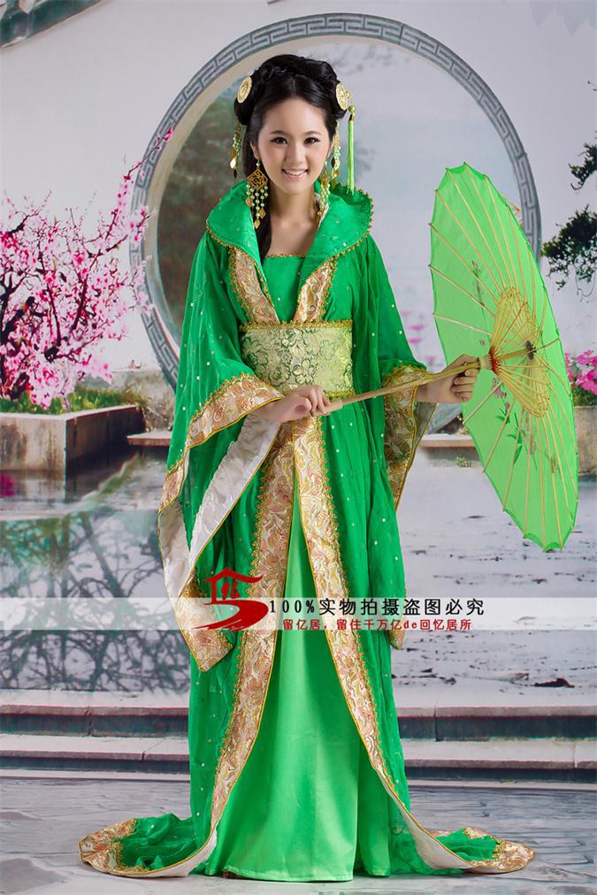 Hot Sale New Chinese Ancient Traditional Infanta Royal Dramaturgic Costume Robe Dress Free Shipping  2015102