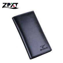 New 2016 Men’s Leather Big Capacity Wallet Long Wallet Leather Leather Brand Long Wallet Spot Wholesale