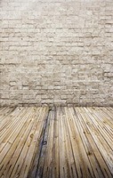 100CM 125CM New 2015 Photography Backdrop Solid Color Wood Floor Brick Wall Wedding Baby Prop Photo
