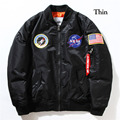 Palace jacket camperas hombres Flight Pilot Jacket Coat Ma1 Bomber Jackets homme Nasa Air Force Embroidery