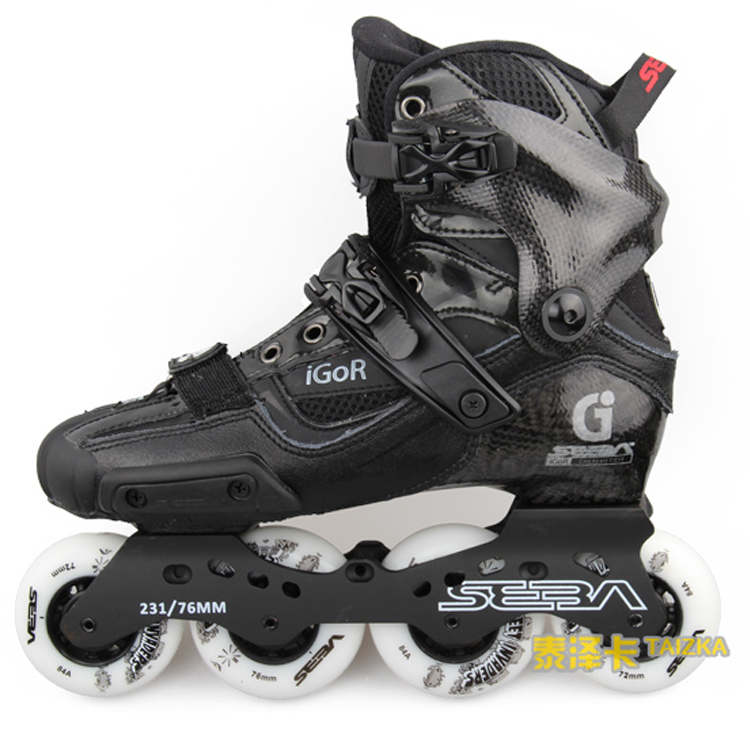 Original 2014 SEBA IGOR Professional Adult Inline Skates Carbon Fiber