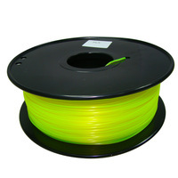 yellow color 3d printer filament PLA/ABS 1.75mm/3mm 1kg/2.2lb Plastics Consumables Suitable for MakerBot/RepRap/Cubify/UP