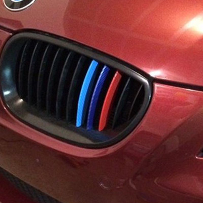 Bmw carbon fiber emblem stickers #2