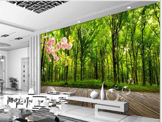 Wallpaper dinding rumah motif pemandangan wallpaper dinding rumah