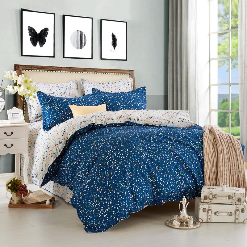 Wholesale Hot Sale Moon Stars Space Design Bedding Sets Wedding