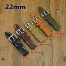 Pulsera para horas reloj de la correa de la alta calidad suave Sweatband del cuero genuino de la correa para horas correa de reloj correa de envío gratuito