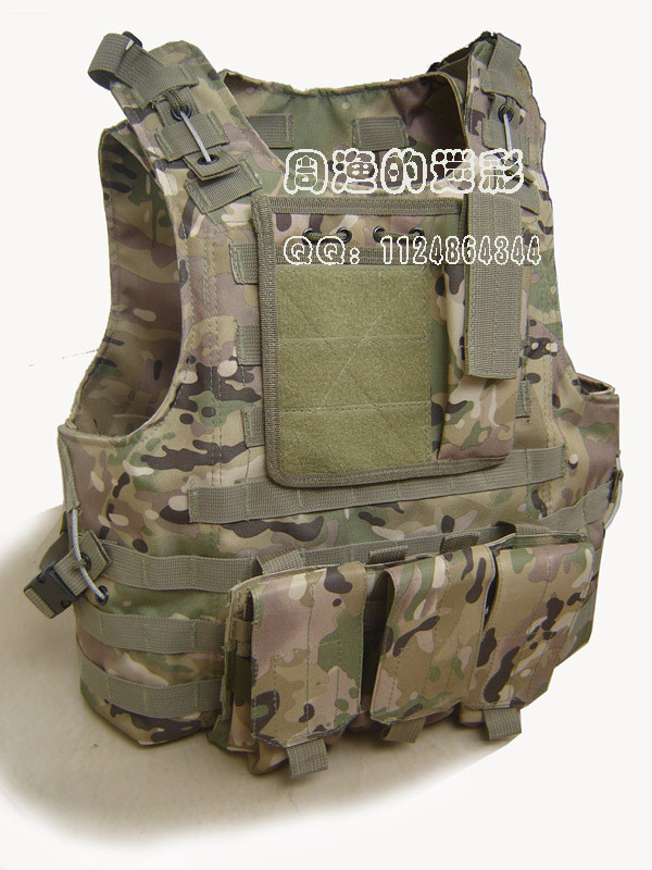 Amphibians Tactical Combat Ver5 CS Protective Vest Full Camouflage Tactical Vest CP Camouflage Vest Airsoft Paintball Hunting