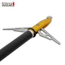 3pcs lot Hunting Steel Arrow Tip Broadheads For Compound Bow Military Shooting 57mm 2 Blade 100