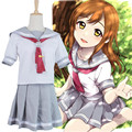 Lovelive Love Live MSunshine Aqours Takami Chika Sailor School Uniform Cosplay Costume Navy Sailor Suit Dress