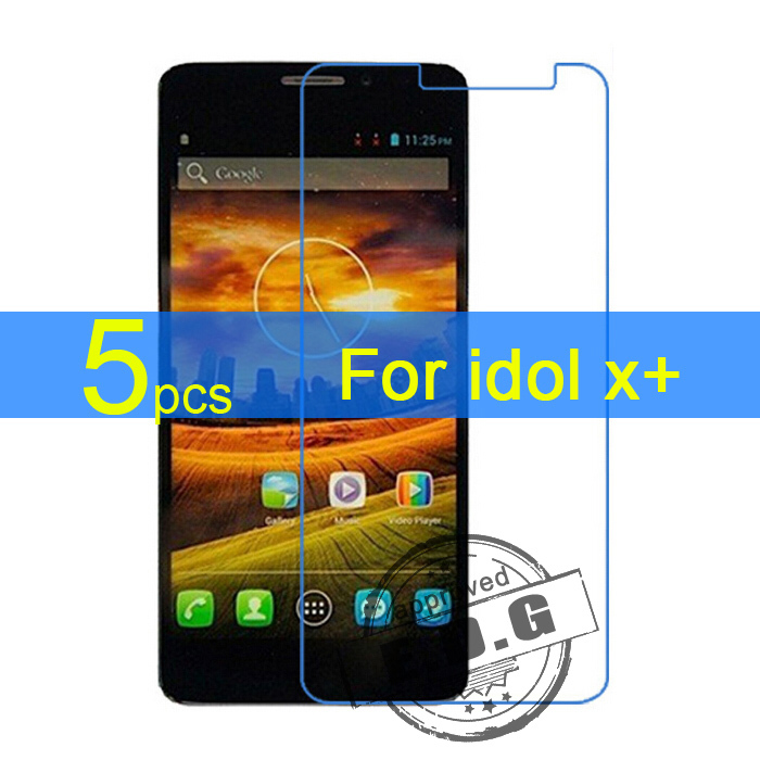 5pcs Anti scratch Gloss Ultra Clear LCD Screen Protector Film Cover For Alcatel one touch Idol