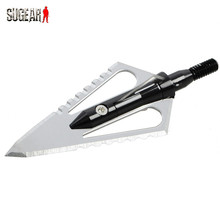 1 pcs Archery Arrow Tips 100GR 4 Blades and Hunting Arrow Broadheads for Bow and Arrow