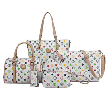 6 Pcs/set Women Messenger Bags Leather Handbags PU Leather Three-piece Female Bag Shoulder Bags Women Bag Brand Fashion XGDS-IV