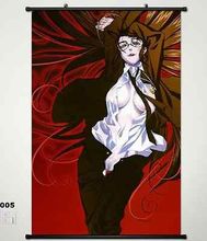 Home Decor Japanese Anime Wall poster Scroll Hellsing Alucard Cosplay Art 005