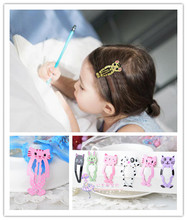 12pcs lot Fashion Girl Animal Hairpin headwear kid’s barrettes Hair clips Jewelry Snap Clips Children Hair Accessories