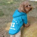 Autumn Winter Puppy Pet Dog Hoodie Fleece Coat Letter Printed Sweater Tops Trendy Clothes Apparel Costume