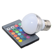 AC85V 265V 3W E27 E14 Color Change LED RGB Magic Light Dimmable Lampada Bulb Spot lamp