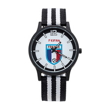 New Arrive Sports Football Man Watch Popular Fashion Casual Quartz Woven Belt Relogio Masculino Male Clock Watches for Best Gift