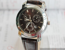 Envío gratis, los 2013 nuevos hombres de negocio de venta de relojes moda relojes calendario reloj de hombre