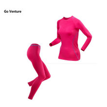Authentic Girls Red 2pcs Running Set Training Shirts&Pants Gym Fitness Base Layer Women Workout Cycling Suit Trainsuit GV587B