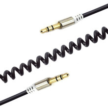 Spring Stereo AUX Extended Cord Jack 3.5mm Male to Male Audio Cable for iPhone Samsung Galaxy Mobile Phone iPod MP3 Player