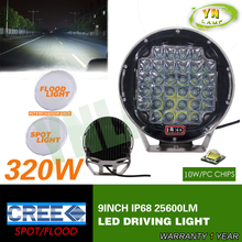 9inch Black round cree led driving light