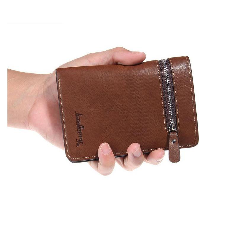 2015 New European And American Style Short Men Wallet Leather Zipper Wallets Man Money Clip Day