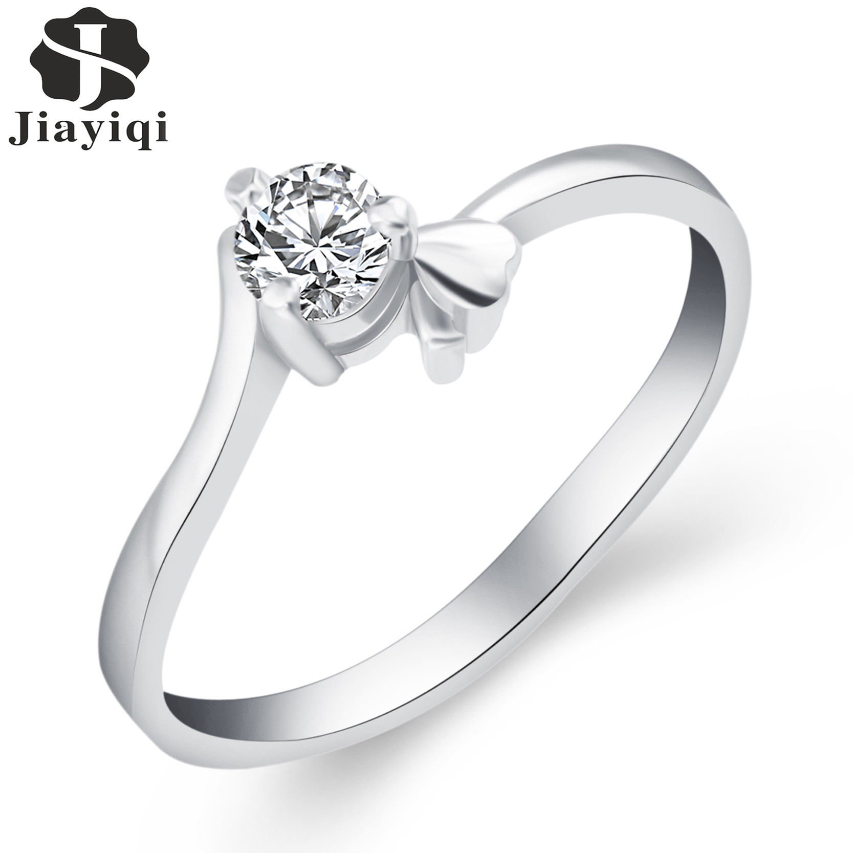 elegant white gold color cubic zircon ring unique design vintage party wedding rings for women christmas - Cheap Vintage Wedding Rings elegant white gold color cubic zircon ring unique design vintage party wedding rings for women christmas - Cheap Vintage Wedding Rings
