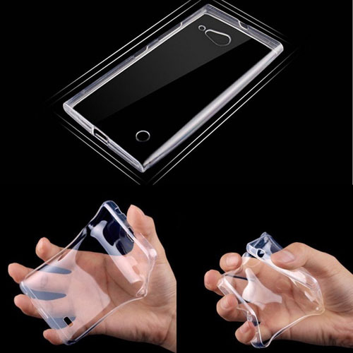 0 3mm Ultra thin Perfect Design Clear Crystal Transparent TPU Gel Soft Cover Case For Nokia