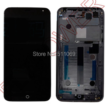 For Meizu MX4 LCD Screen Display with Touch Digitizer+frame Assembly free shipping; Black; 100% warranty; 100% new