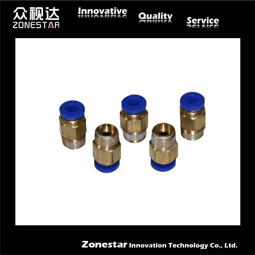 5PCS lot Air Pneumatic Connection 1 4 PC08 01 3D Printer Parts Accessories for Bowden Extruder