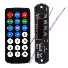 Black Remote SD MP3 Player ZTV-M011 Remote Controller Module FM USB 2.0 3.5mm out jack Y8