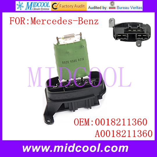 4 Pin Heater Resistor Motor Fan Blower Control Compatible With Sprinter 1995-2006 OEM 0018211360