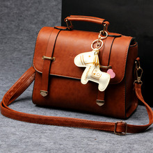 Women cute animal Bag Handbag Leather girls bag little horse Satchel Messenger Bag lady Cross bag