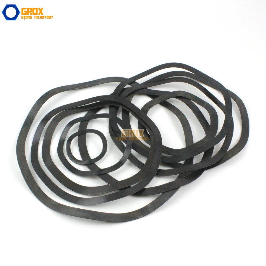 600 Pieces M8*12*0.3mm Wave Washer Spring Washer Carbon Steel Zine Plated 