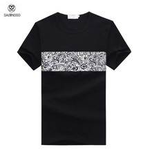 Casual Men T-shirt 6XL Plus Size Men’s T-shirts Black Man Summer Tops And Tees Luxury Printed Men T Shirt 5XL S camisetas hombre