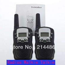 2 Pcs 0.5W UHF Auto Multi-Channels 2-Way Radios Walkie Talkie T-388