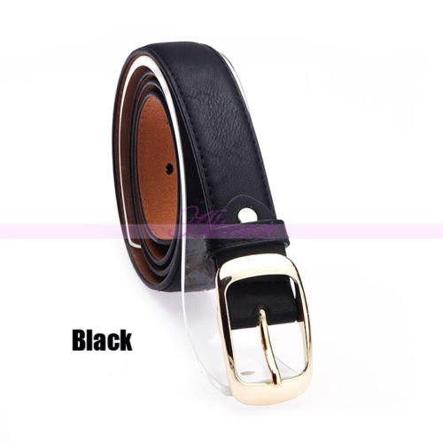 Free Shipping Retro Durable Women Lady Paint Leather Alloy Studded Buckle Belts 2015 New Arrival Promotion