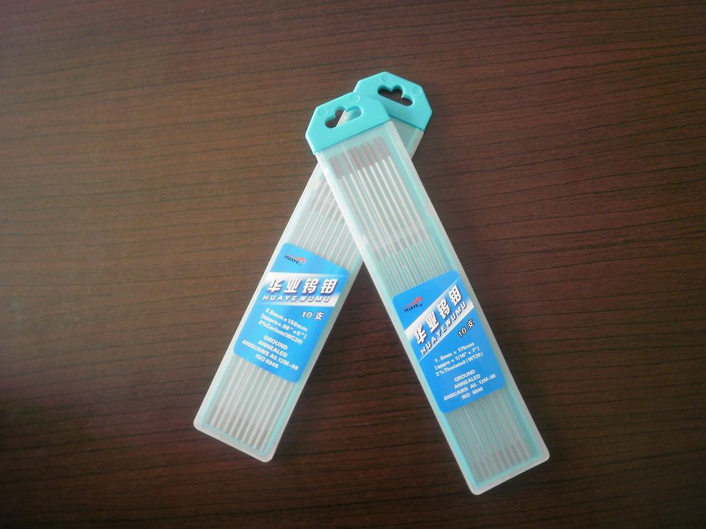 Купить торированного вольфрама electrode/ground/annealed/red1.6mmx150mm